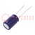 Capacitor: electrolytic; THT; 1000uF; 16VDC; Ø10x16mm; Pitch: 5mm
