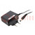 Power supply: switched-mode; mains,plug; 12VDC; 1.25A; 15W; 84.13%