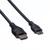 ROLINE HDMI High Speed Kabel mit Ethernet, HDMI ST - Mini HDMI ST, 0,8 m