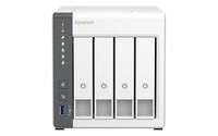 QNAP TS-433 NAS Tower Cortex-A55 4 GB 16 TB HDD QNAP Turbo System White - K/TS-433-4G+4XMN10ADA400ES?UK