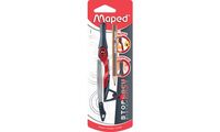 Maped Zirkel Stop System mit Adapterring, rot, Blister (82196610)