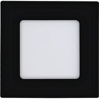 Produktbild zu Lampada ad incasso Fueva CCT 85x85mm nero