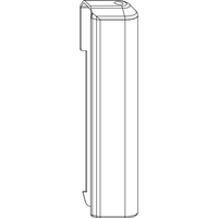 Produktbild zu MACO falcsarokcsapágypánt takaró AS/DTuni, pezsgőszín, balos (43604)