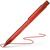 Kugelschreiber Fave, Druckmechanik, Ausführung Mine: M, rot, Farbe des Schaftes: rot transparent