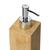 Soap Dispenser "Bamboo", 0.2 l, natural/silver