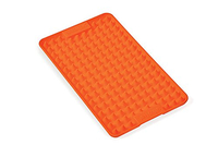 SILIKOMART 23.028.72.0062 PETIT TAPIS EN SILICONE, FORME RECTANGULAIRE, ORANGE, 0,7 X 19 X 9,5 CM