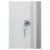 Schaukasten Extraflach, Innenbereich, 4 x A4, Magnetisch, Tür, Acrylglas, weiß