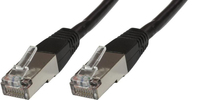 Microconnect STP60025S netwerkkabel Zwart 0,25 m Cat6 F/UTP (FTP)