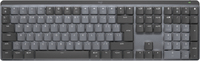 Logitech MX Mechanical Tastatur Büro RF Wireless + Bluetooth QWERTY US International Graphit, Grau