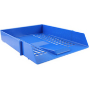 Deflecto CP043YTBLU desk tray/organizer Polystyrene Blue