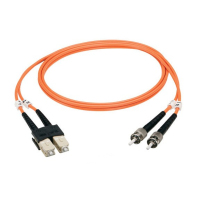 Black Box EFN110-003M-STLC InfiniBand és száloptikai kábel 3 M LC ST Narancssárga