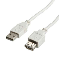 ITB RO11.99.8961 cavo USB 3 m USB 2.0 USB A Bianco