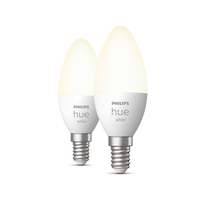 Philips Hue White Gyertya – E14-es okos fényforrás – (2 darabos csomag)