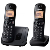 Panasonic KX-TGC212 Telefon w systemie DECT Nazwa i identyfikacja dzwoniącego Czarny