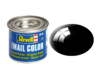 Revell Black, gloss RAL 9005 14 ml-tin