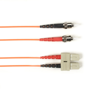Black Box FOLZH10-001M-STSC-OR InfiniBand/fibre optic cable 1 m ST SC OM3 Orange