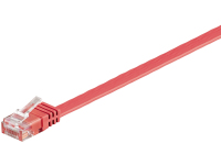 Goobay 96400 kabel sieciowy Czerwony 1 m Cat6 U/UTP (UTP)