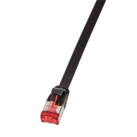LogiLink CF2013S netwerkkabel Zwart 0,25 m Cat6 S/FTP (S-STP)