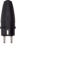 Merten 122151 electrical power plug Black