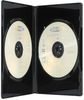 Ednet 5 DVD Double Box 2 discos Negro