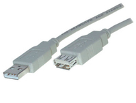 shiverpeaks BS77125 USB-kabel 5 m USB 2.0 USB A Grijs