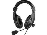 Sandberg Saver MiniJack Headset Large Zestaw słuchawkowy Przewodowa Opaska na głowę Połączenia/muzyka Czarny