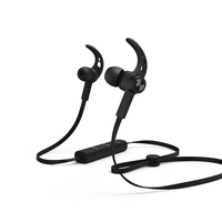 Hama Connect Headset Vezeték nélküli Fülre akasztható, Hallójárati Hívás/zene Bluetooth Fekete