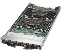 Supermicro SBI-6429P-T3N Server-Barebone Intel C622 Schwarz, Grau