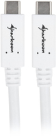 Sharkoon 4044951021185 USB kábel 1 M USB 3.2 Gen 1 (3.1 Gen 1) USB C Fehér