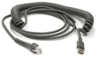 Zebra CBA-U29-C15ZBR USB cable 4.57 m USB 2.0 USB A Black
