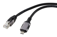 Renkforce RF-6055778 Kabeladapter USB-C RJ45 Schwarz