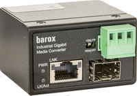 Barox PC-MC101-GE convertisseur de support réseau 1000 Mbit/s Noir