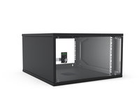 Enoc System W3 6-6-S 6U Wandmontiertes Regal Schwarz