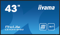 iiyama PROLITE LE4341S-B2 Płaski panel Digital Signage 108 cm (42.5") LCD 350 cd/m² Full HD Czarny 18/7