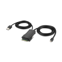 Belkin F1DN1MOD-HC-M06 toetsenbord-video-muis (kvm) kabel Zwart 1,8 m