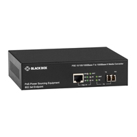 Black Box LPS500A-MM-LC-R3 Netzwerk Medienkonverter 1000 Mbit/s 850 nm Multi-Modus Schwarz