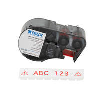 Brady MC-750-595-WT-RD printer label Red, White Self-adhesive printer label