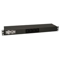 Tripp Lite PDUH20DV PDU Básico Monofásico de 1.6-3.8kW de 100V ~ 240V, 14 Tomacorrientes (12 C13 y 2 C19), C20 con Adaptador L6-20P, Cable de 3.66 m [12 pies], 1U para Instalaci...