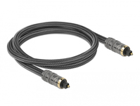 DeLOCK 86983 Audio-Kabel 1 m TOSLINK Anthrazit