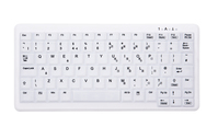 CHERRY AK-C4110 Tastatur Medizinisch RF Wireless QWERTY UK Englisch Weiß