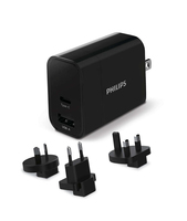 Philips DLP2621T/00 mobile device charger Universal Black AC Indoor