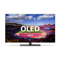Philips 55OLED808/12 Fernseher 139,7 cm (55") 4K Ultra HD Smart-TV WLAN Grau, Metallisch