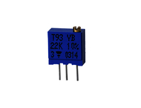 Vishay T93YA203KT20 accesorio para placa de circuito impreso (PCB) Diluyente de revestimientos de conformación Azul