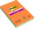 Post-It 7100234638 karteczka samoprzylepna Prostokąt Niebieski, Zielony, Pomarańczowy 45 ark. Samoprzylepny