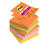 Post-It 7100258789 karteczka samoprzylepna Kwadrat Zielony, Pomarańczowy, Różowy, Żółty 90 ark. Samoprzylepny