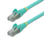 StarTech.com Câble Ethernet CAT6a 10m - Low Smoke Zero Halogen (LSZH) - 10 Gigabit 500MHz 100W PoE RJ45 S/FTP Cordon de Raccordement Réseau Snagless Turquoise avec Décharge de T...
