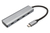 Digitus DA-70246 hálózati csatlakozó USB 3.2 Gen 1 (3.1 Gen 1) Type-C 5000 Mbit/s Szürke