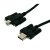 EXSYS USB 2.0 cable, 5m USB kábel USB A USB B Fekete