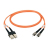 Black Box EFN110-003M-STLC cavo InfiniBand e in fibra ottica 3 m LC ST Arancione