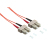 LogiLink FP2SC05 kabel optyczny 5 m SC OM2 Pomarańczowy
